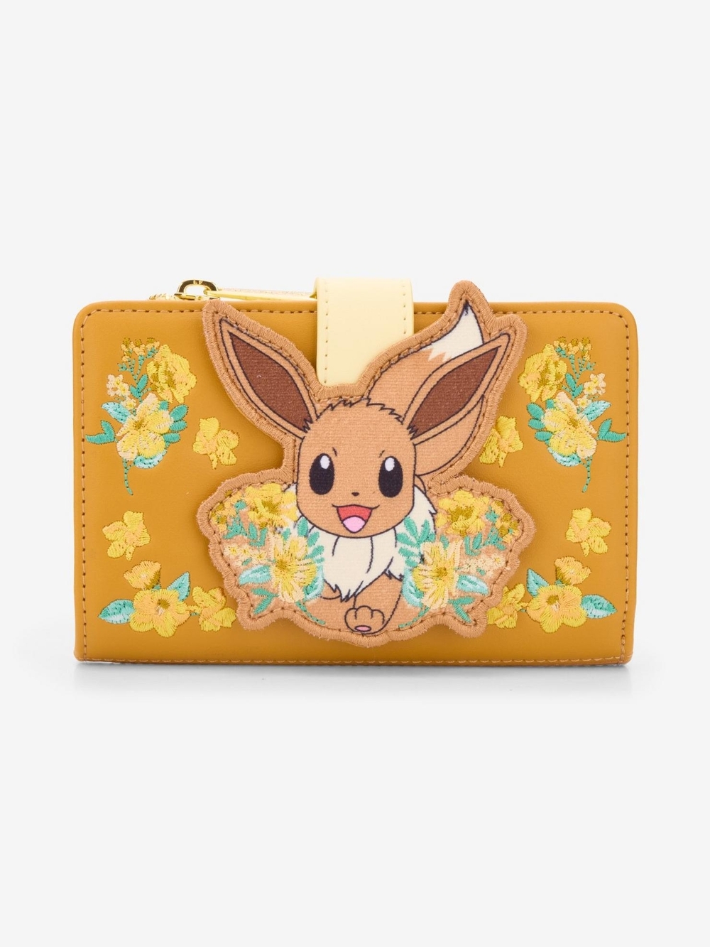 New Loungefly Hard Tag Pokémon Evee Floral Wallet SOLD OUT